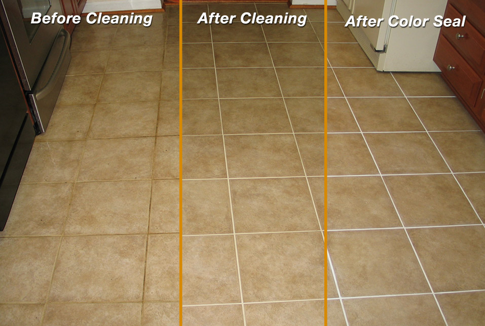 beforeaftertilegroutcolorsealer Marble Polishing Palm Beach