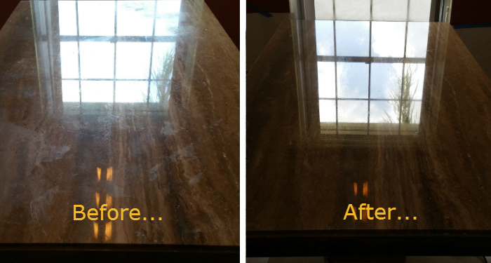 Table Marble Polishing - Sterling Cleaning - Palm Beach Gardens